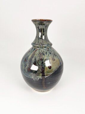 Studio pottery ceramic large decorative vase